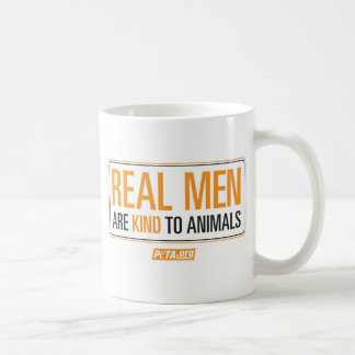 Café Los hombres reales son buenos con la taza de los