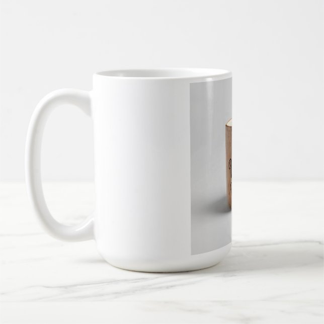 Café Los Mejores Deseos: Taza de Taller de Madera Hecha (Izquierda)