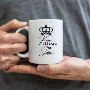 Café Los Reyes Nacen en Julio – Taza de Cumpleaños para