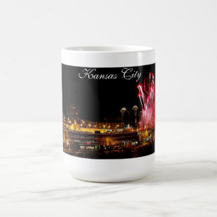 Café Luces de la plaza de Kansas City, taza de los
