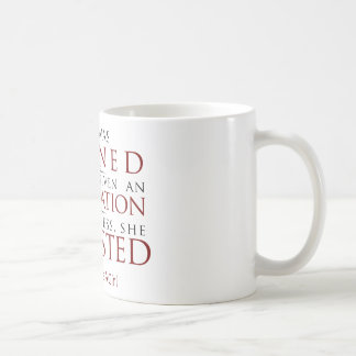 Café "Lucha como taza de un chica"
