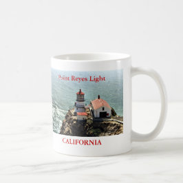 Café Luz de Reyes del punto, taza de California