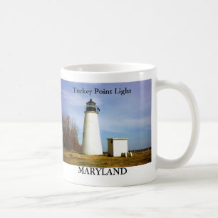 Café Luz del punto de Turquía, taza de Maryland