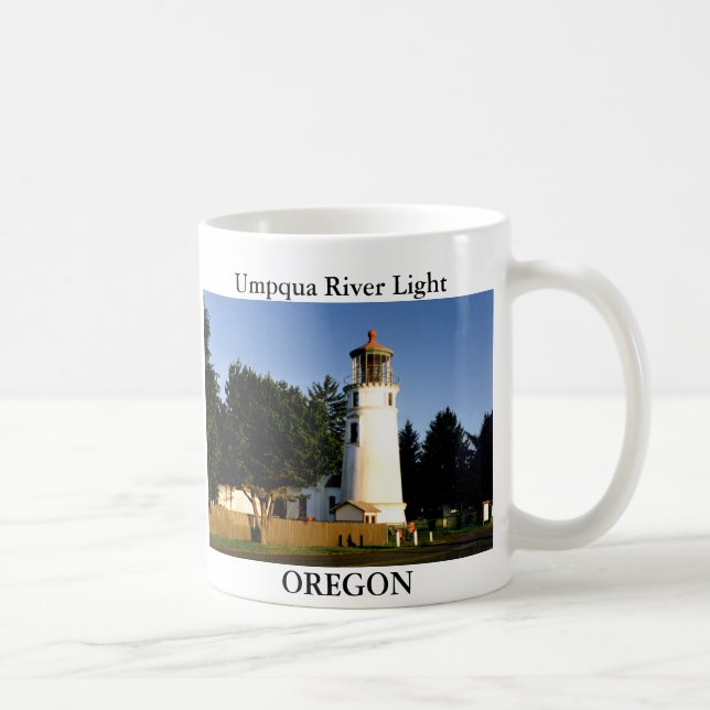 Café Luz del río de Umpqua, taza de Oregon (Derecha)