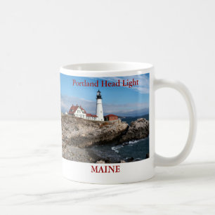 Café Luz principal de Portland, taza de Maine