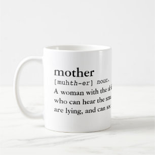 Café Madre… Definición de una taza divertida de la m