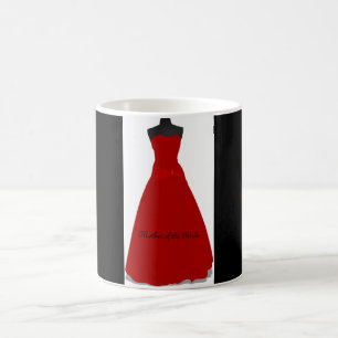 Café Madre del vestido de boda del regalo de la taza de