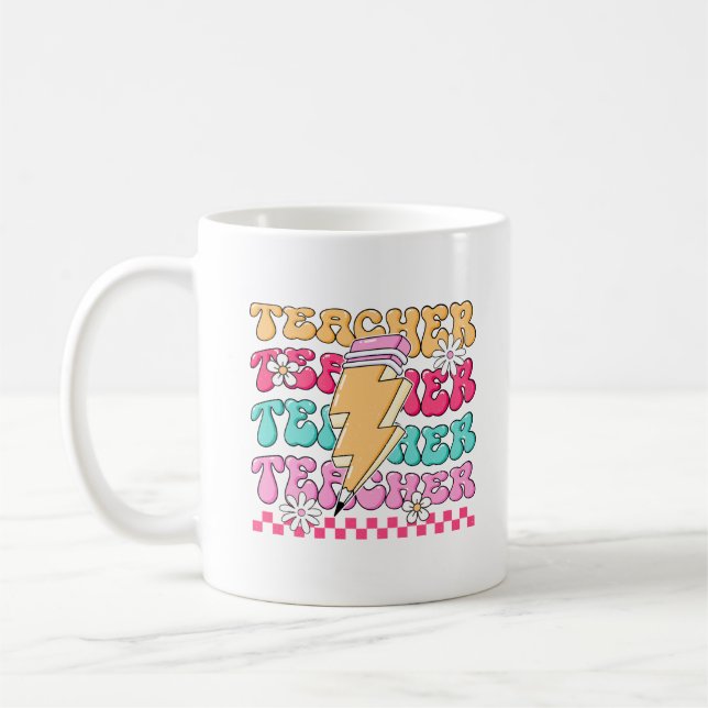 Café Maestra Mug, colorida taza de profesores (Izquierda)