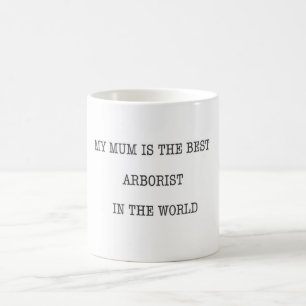 Café Mamá Regalo arborista regalo taza de motosierra
