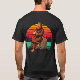 Café Mañana Bigfoot Divertido Camiseta Sasquatch H