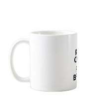 Mantenga taza tranquila y de la fritada de los