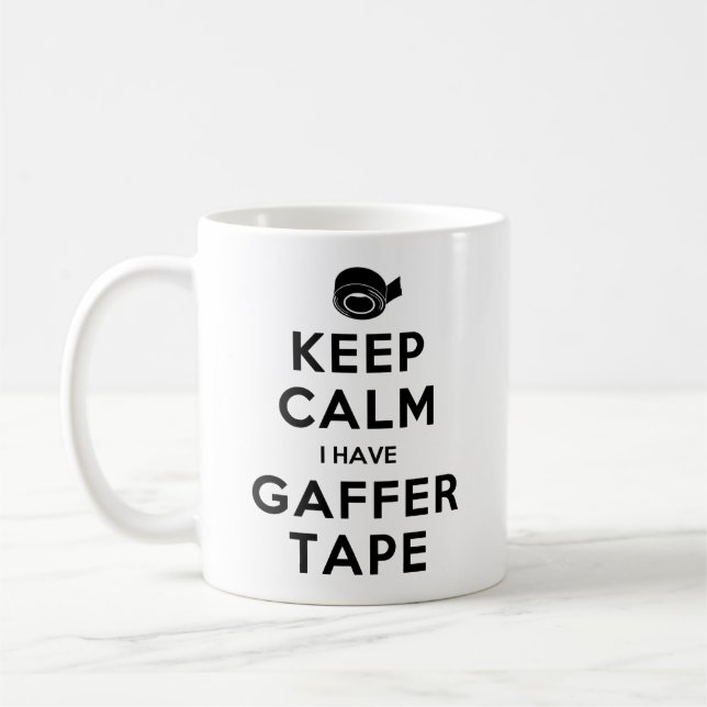 Café Mantenga tranquilo yo tienen taza de la cinta del (Izquierda)