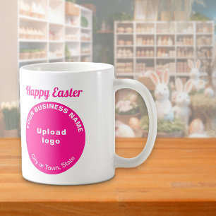 Café Marca de Negocios Rosa Pascua Taza