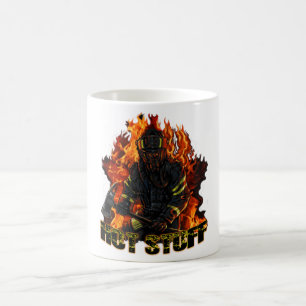 Café Material de primera de la taza del bombero