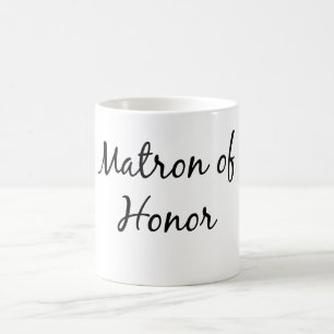 Café matrona de la taza del honor