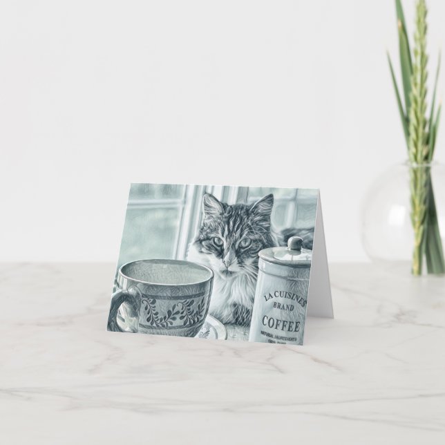 Café matutino — Tarjetas de notas para todos los f (Anverso)