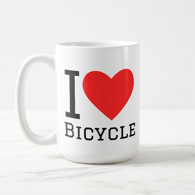 Café Me encanta la taza de bicicleta (Izquierda)