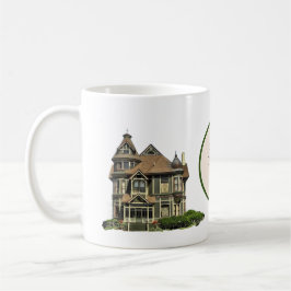 Café "Me encantan las casas victorianas" Diseño de taza
