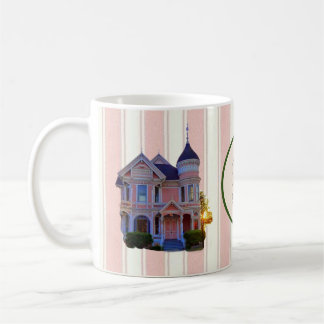 Café "Me encantan las casas victorianas" Diseño de taza