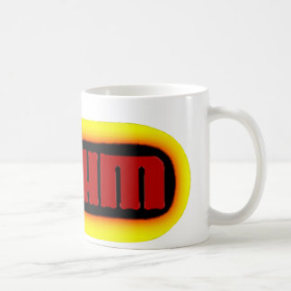 Café Media taza de la máquina del medio hombre