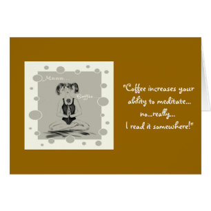 Café/meditación+Humor de la yoga