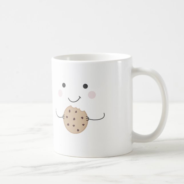Café Mejores amigos leche y taza de las galletas (Derecha)