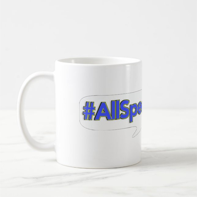 Café Mercancía de la taza de los #AllSpeechMatters (Izquierda)