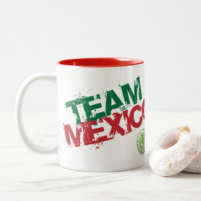 Café mexicano - Taza de Cafe Mexicano (Con donut)