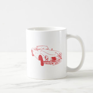 Café MG un rojo de la taza