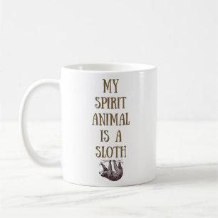 Café Mi animal del alcohol es una taza de la pereza