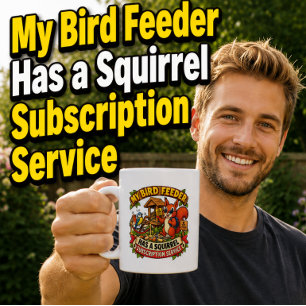 Café Mi Comedero de Pájaros Tiene una Taza Divertida de