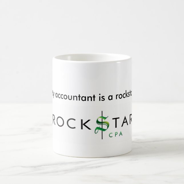 Café Mi contable es una taza de Rockstar (Centro)
