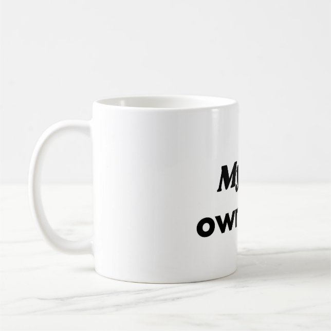 Café Mi Gato Posee Esta Taza Divertida de Gato (Izquierda)