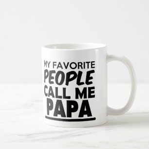 Café Mi gente preferida me llama taza de la papá