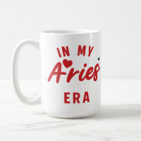 mi taza de la era de Aries, regalo de cumpleaños d