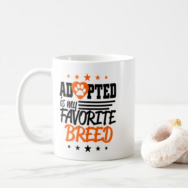 Café Mi taza de raza favorita (Con donut)