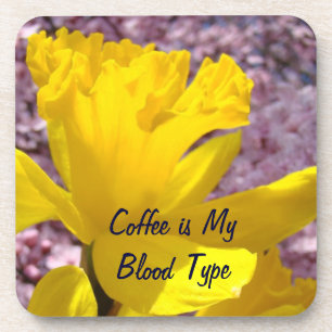 Café Mi Tipo de Sangre posavasos de corcho regalo
