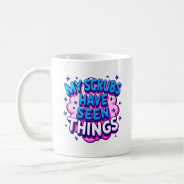 Café Mi uniforme ha visto cosas Taza de enfermera color