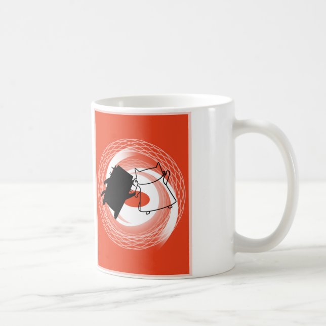 Café Miedo de la taza de las alturas (Derecha)