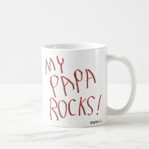 Café ¡Mis rocas de la papá! Taza