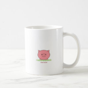 Café Mmm taza de Piggie del tocino