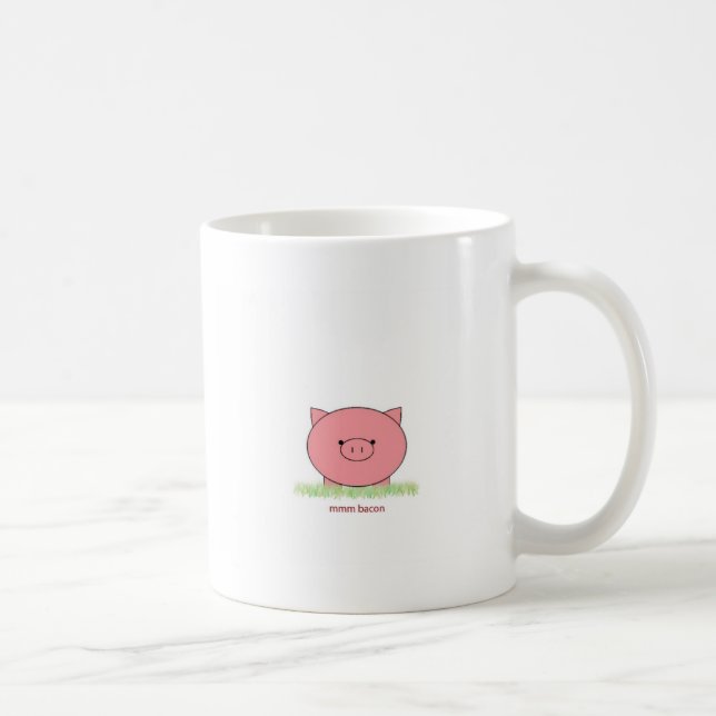Café Mmm taza de Piggie del tocino (Derecha)