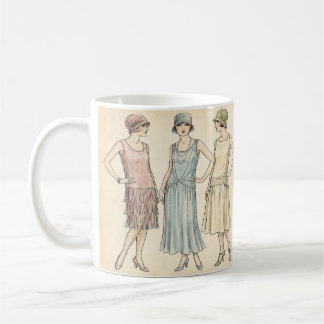 Café Moda Flapper de los años 20 — Taza Retro Art Déco