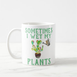 Café Mojo a veces mi taza de las plantas