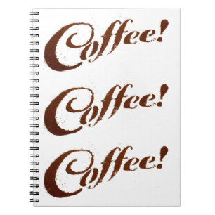 Café molido de café - cuaderno