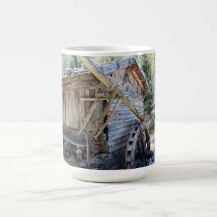 Café Molino de agua - taza fotográfica rústica