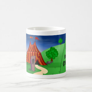 Café Monstruos y taza grande de los circos