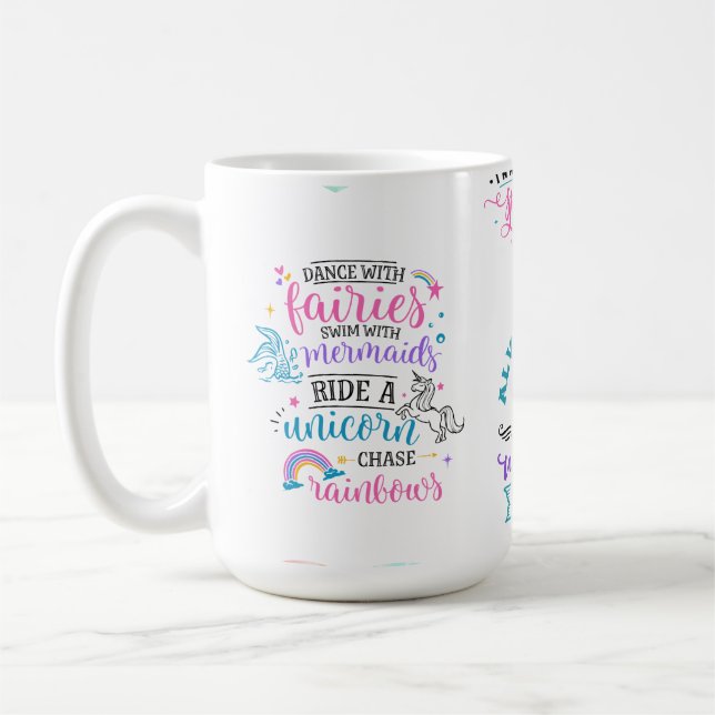 Café Montar una taza de unicornio (Izquierda)