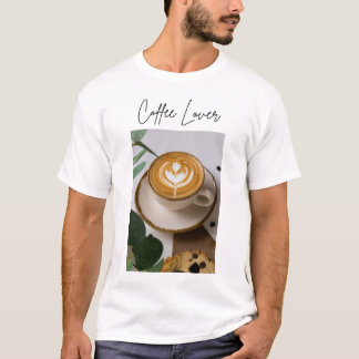 Café Mood On – Camiseta estética para amantes del