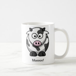 Café ¡Mooooo! Taza de la vaca